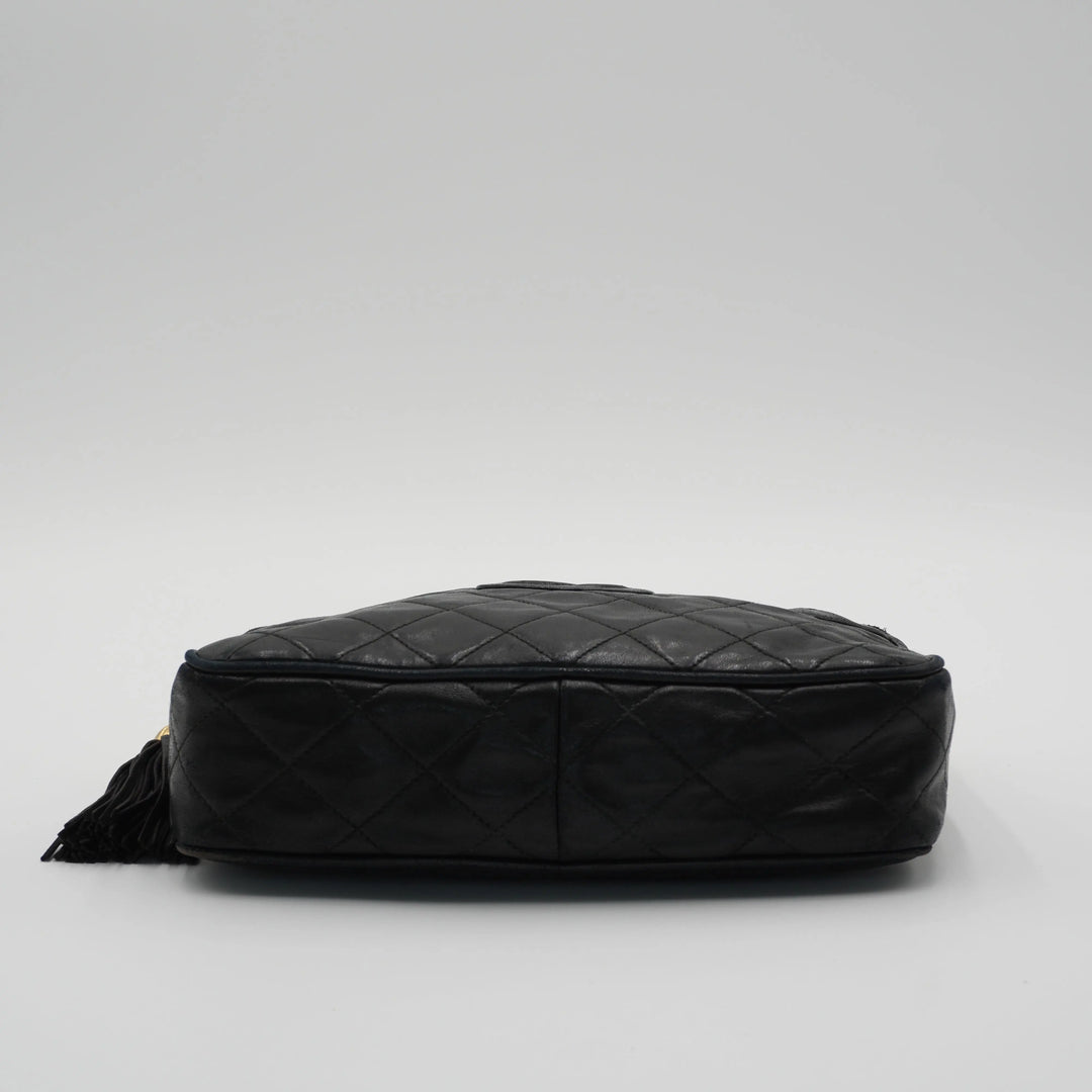 CHANEL Quilted Tassel Camera Crossbody Bag CHANEL