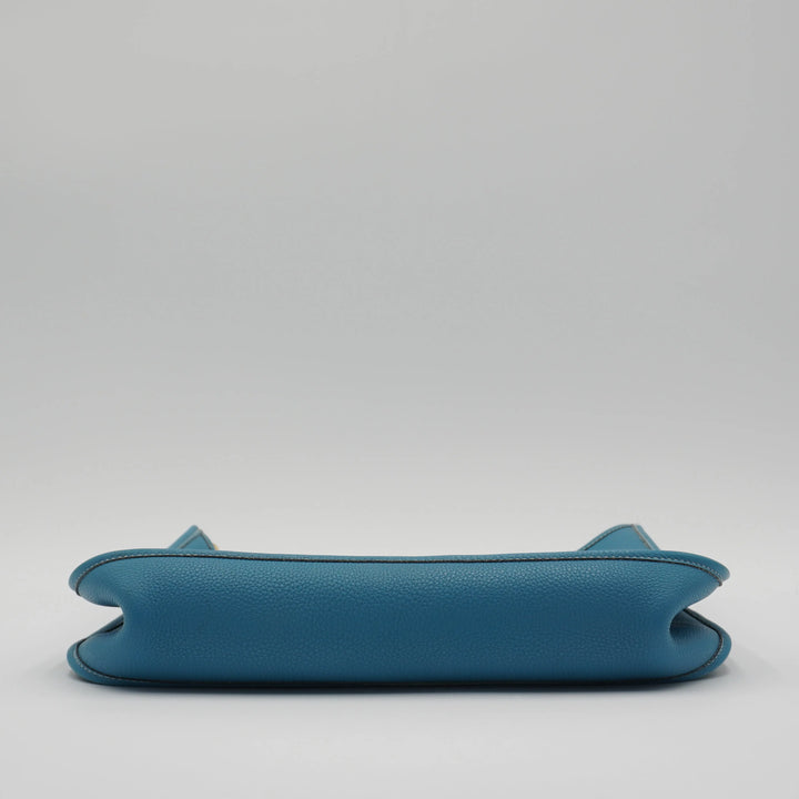 HERMES Blue Evelyne Shoulder Bag HERMES