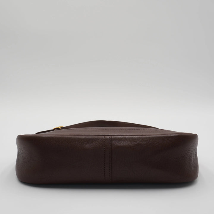 HERMES Trim 31 G Gold Hardware Leather Hobo Bag HERMES