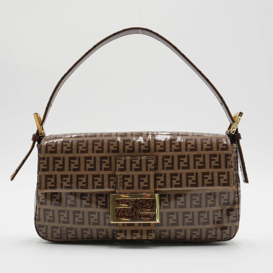 Fendi Vinyl Canvas Baguette Bag FENDI