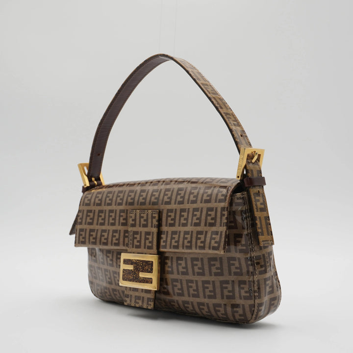 Fendi Vinyl Canvas Baguette Bag FENDI