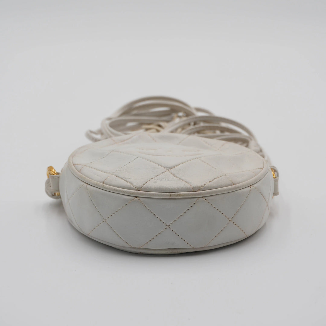 CHANEL Round Quilted Tassel Crossbody Bag CHANEL