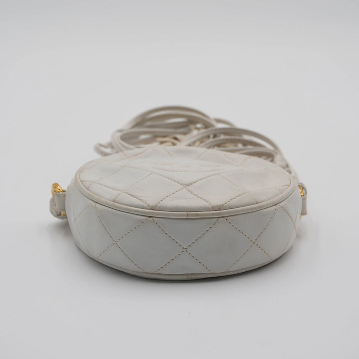 CHANEL Round Quilted Tassel Crossbody Bag CHANEL
