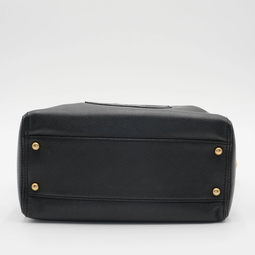 CHANEL Timeless Black Leather CC Shouder Bag CHANEL