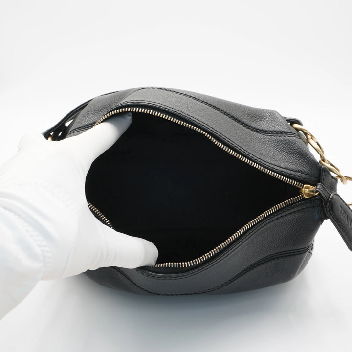 CHANEL Timeless Black Leather CC Shouder Bag CHANEL