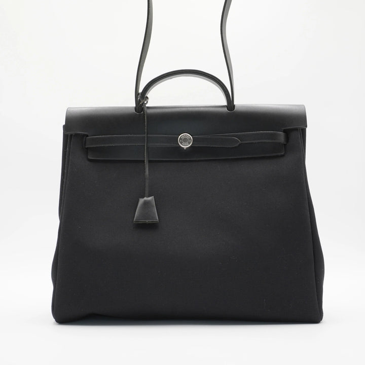 HERMES Black Herbag HERMES