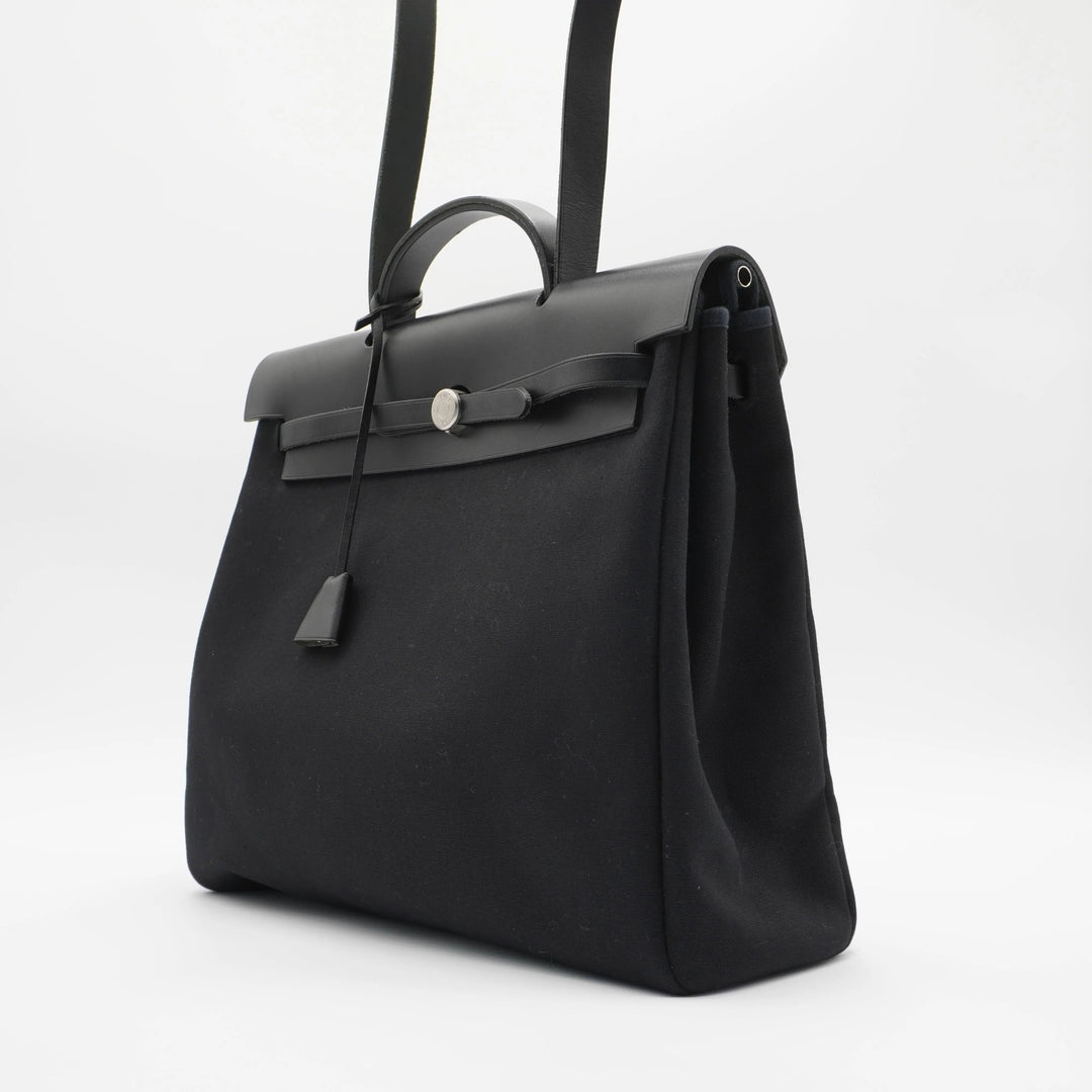 HERMES Black Herbag HERMES