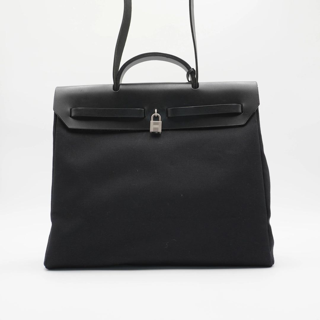 HERMES Black Herbag HERMES