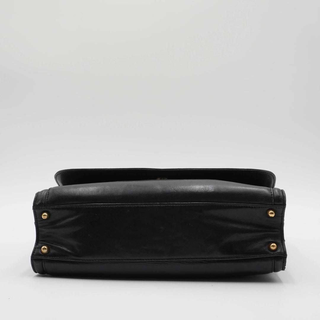 CHANEL Navy Lambskin CC Shoulder Bag CHANEL