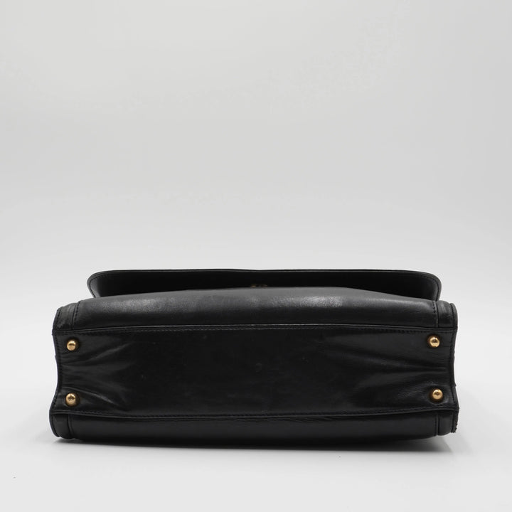 CHANEL Navy Lambskin CC Shoulder Bag CHANEL