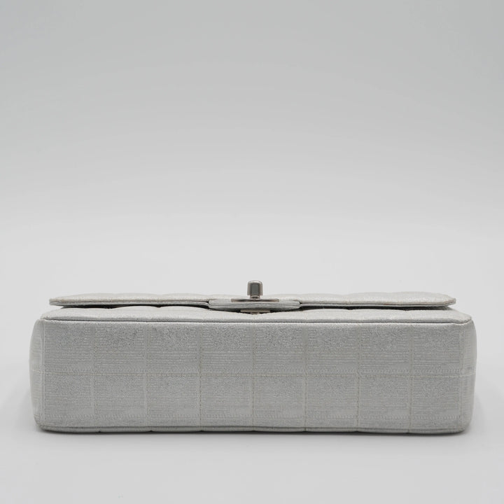 CHANEL Travel Line Silver Shoulder Bag CHANEL