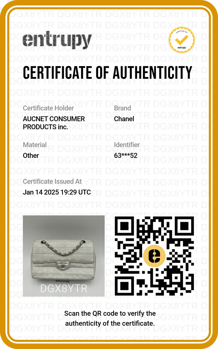 CHANEL Travel Line Silver Shoulder Bag CHANEL