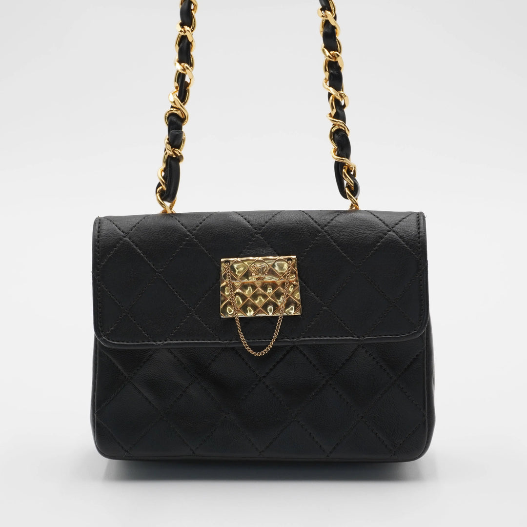 CHANEL Matelassé Leather Mini Crossbody Bag CHANEL
