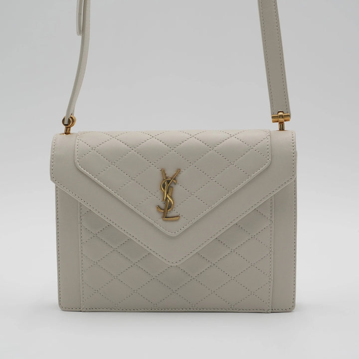 SAINT LAURENT Gaby Cream Shoulder Bag SAINT LAURENT