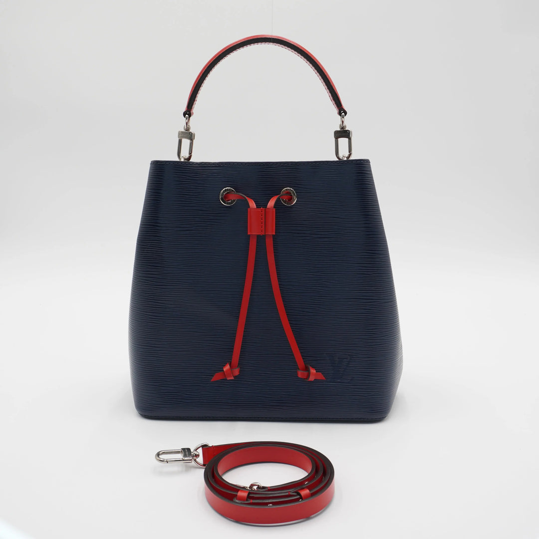 LOUIS VUITTON Indigo-Blue Epi Neo Noe 2-Way Handbag LOUIS VUITTON