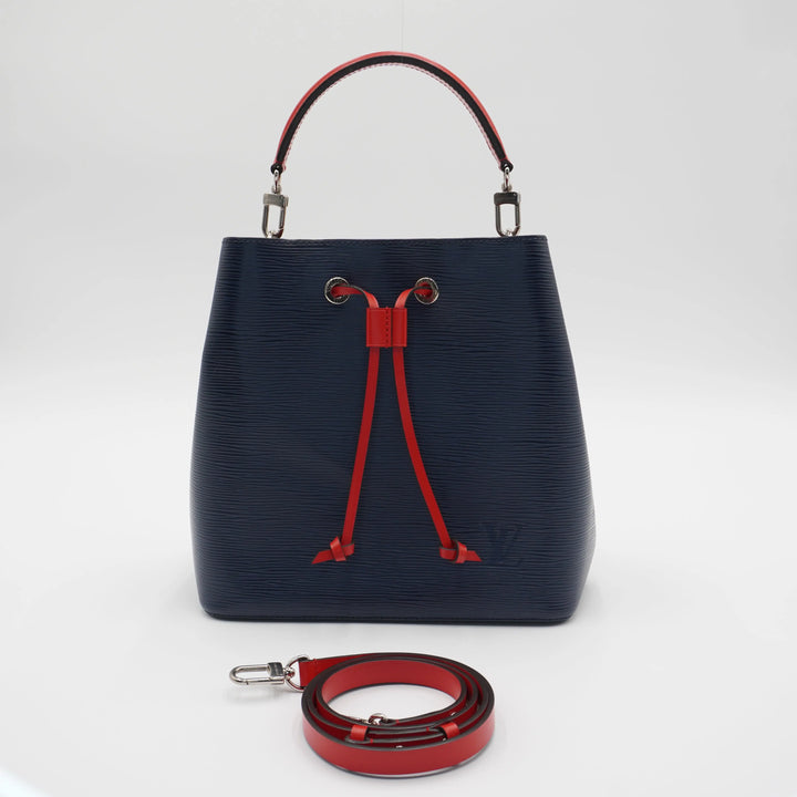 LOUIS VUITTON Indigo-Blue Epi Neo Noe 2-Way Handbag LOUIS VUITTON