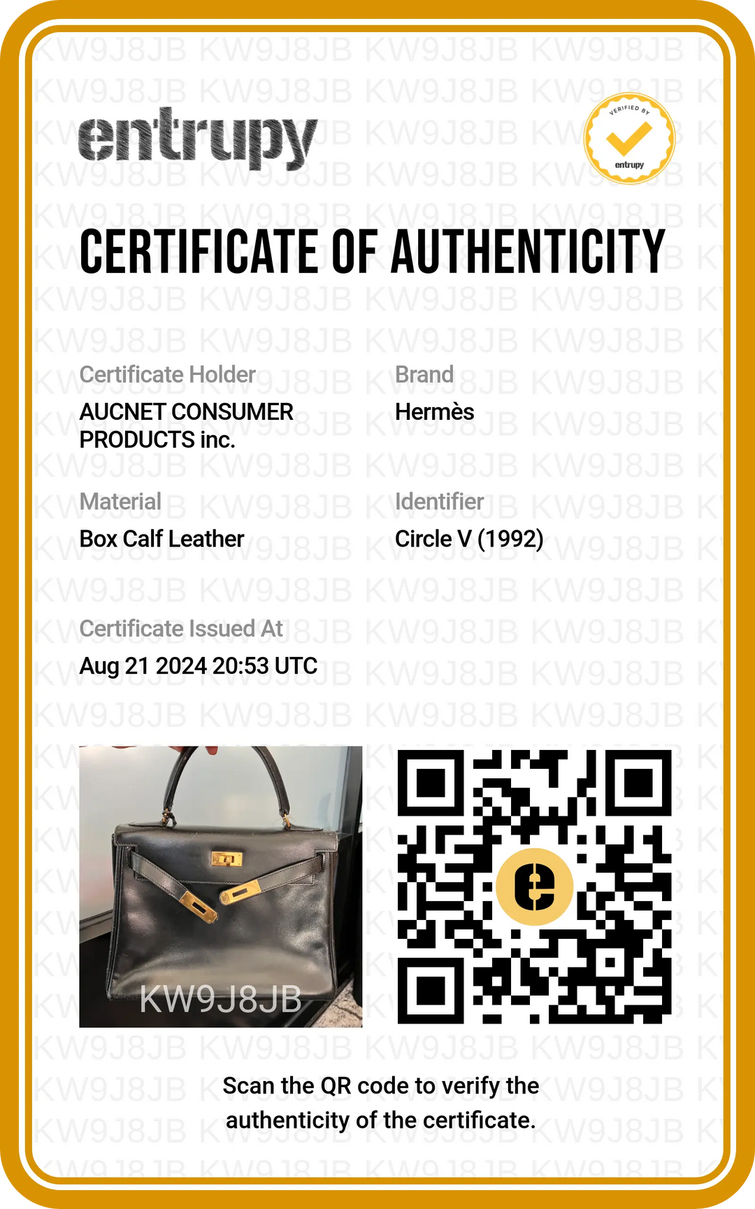 HERMES Black Kelly 28 Box Calf - BAGPHIC