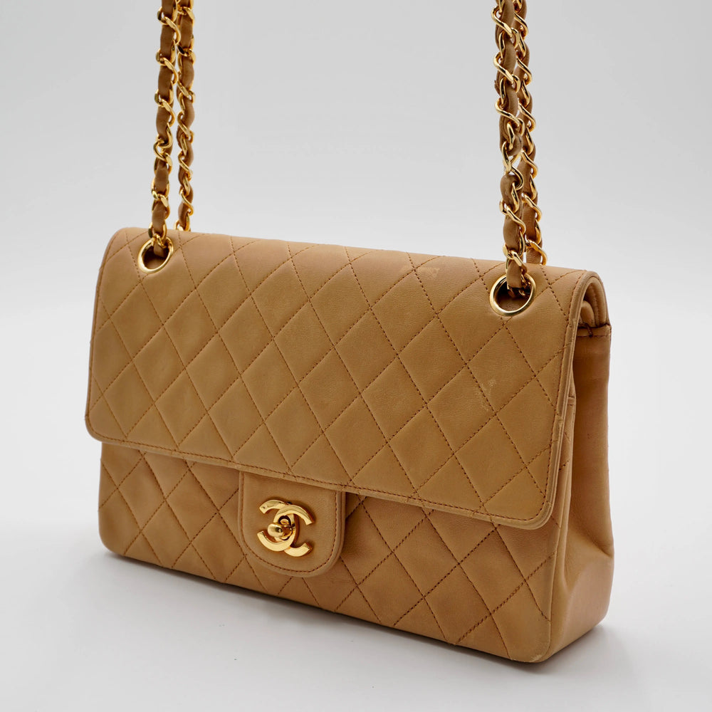CHANEL Lambskin Matelassé 22 W Flap Bag CHANEL