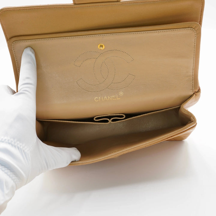 CHANEL Lambskin Matelassé 22 W Flap Bag CHANEL