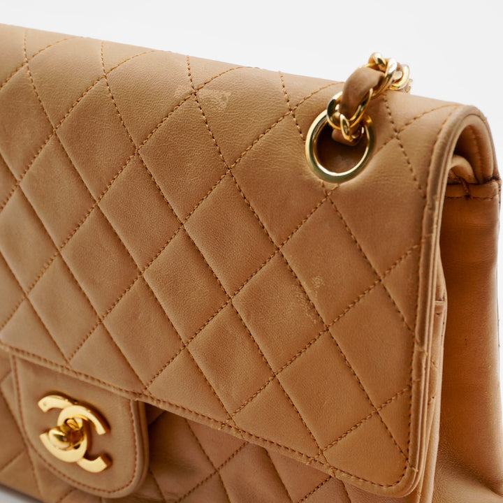 CHANEL Lambskin Matelassé 22 W Flap Bag CHANEL
