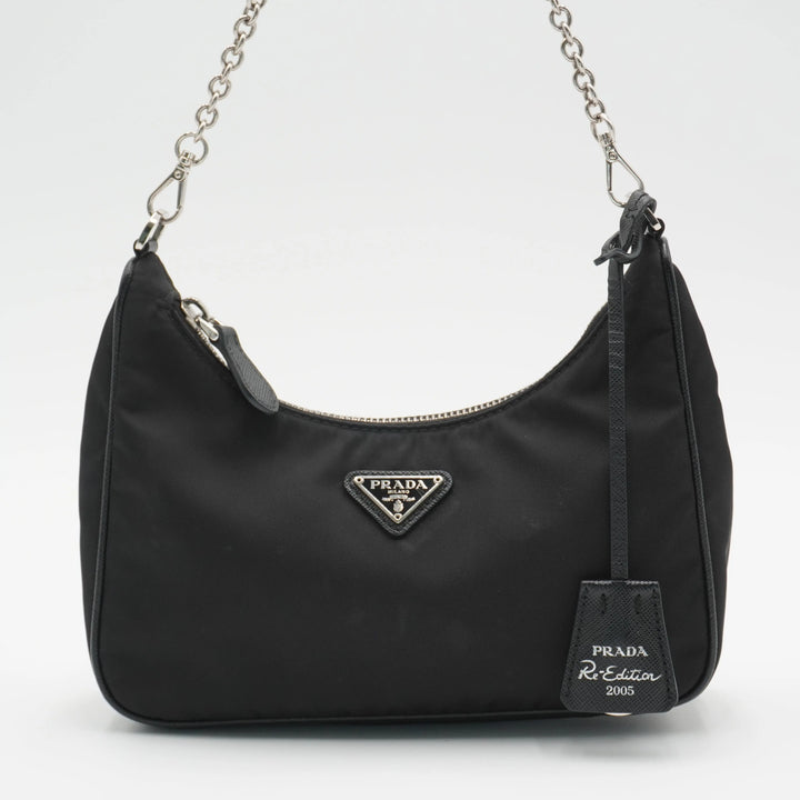 PRADA Black Nylon Re-Edition 2005 Shoulder Bag PRADA