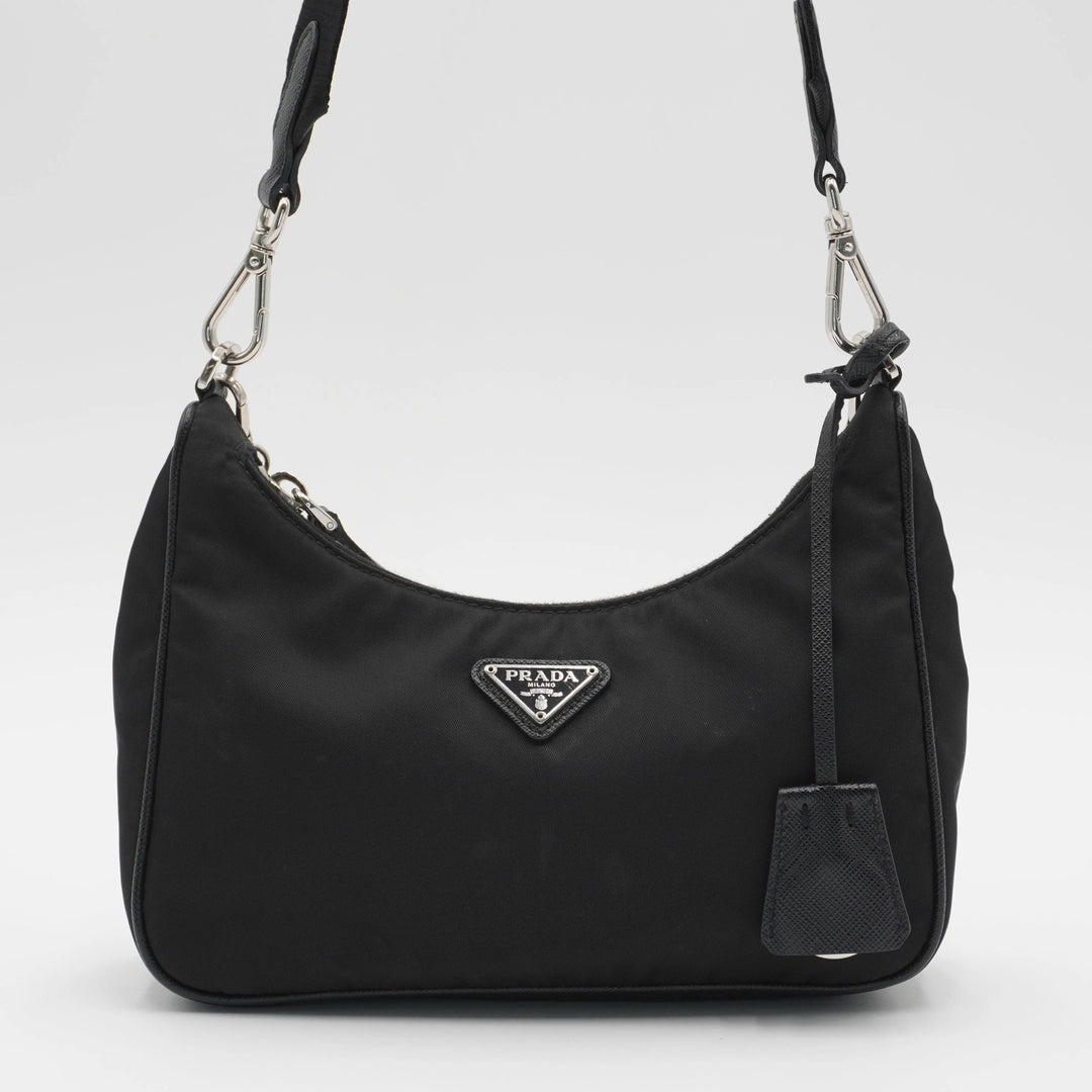 PRADA Black Nylon Re-Edition 2005 Shoulder Bag PRADA