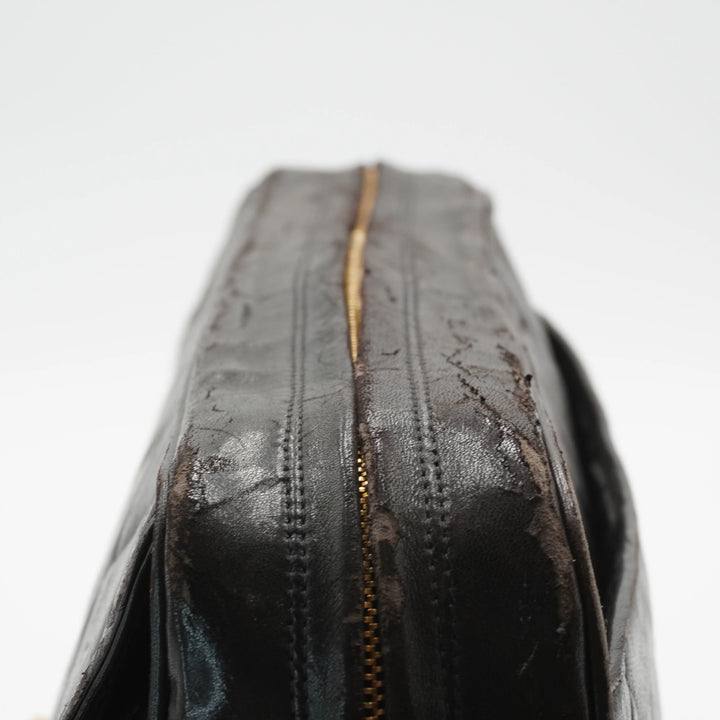 CHANEL Large Vintage Quilted Leather Shoulder Bag CHANEL